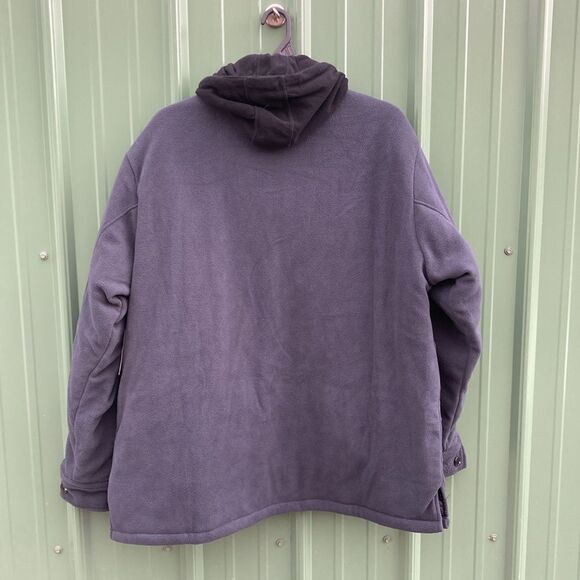 Men’s Victory Sportswear Fleece Fully Lined Hooded Zip Up Jacket Coat Size XXL - Picture 4 of 5